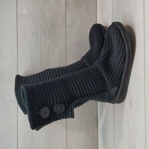 Ugg Australia 5649 Youth Kids Big Girl Sweater Knit Boots shoes sz 4